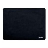 SVEN HP, Mouse pad, Dimensions: 300 x 225 x 1mm, Material: flock fabric + foam rubbers, Rubberized non-slip base, Black thumbnav 1