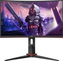 23.6" AOC VA LED C24G2U/BK Curved Borderless Black/Red (1ms, 1000:1, 250cd, 1920x1080, 178°/178°, Refresh Rate 165Hz, AMD Free-Sync Premium, Curvature 1500R, VGA, HDMIx2, DisplayPort, USB Hub: 4 x USB3.0, Speakers 2 x 2W, Audio Line-out, VESA) thumbnav 1