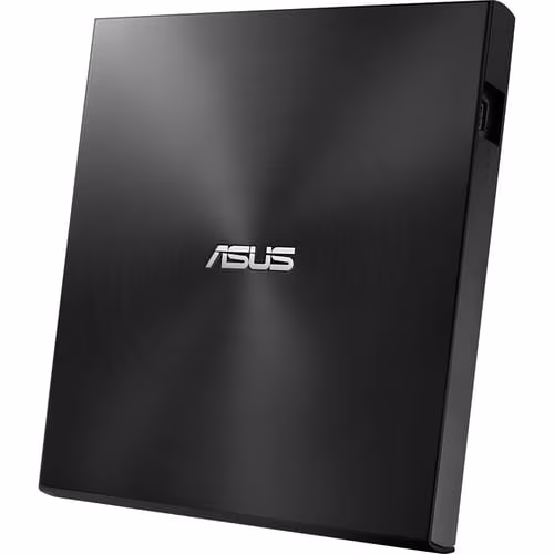 External DVDRW Drive ASUS ZenDrive U7M, Portable Ultra-Slim -13mm, Super-Multi DVDR+8x/-8x, RW+8x/-6x, DL+6x/-6x, RAM 5x, USB2.0, M-DISC, Black, Retail (Includes two free M-DISC 4.7GB DVD) 