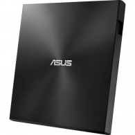 External DVDRW Drive ASUS ZenDrive U7M, Portable Ultra-Slim -13mm, Super-Multi DVDR+8x/-8x, RW+8x/-6x, DL+6x/-6x, RAM 5x, USB2.0, M-DISC, Black, Retail (Includes two free M-DISC 4.7GB DVD) thumbnav 1