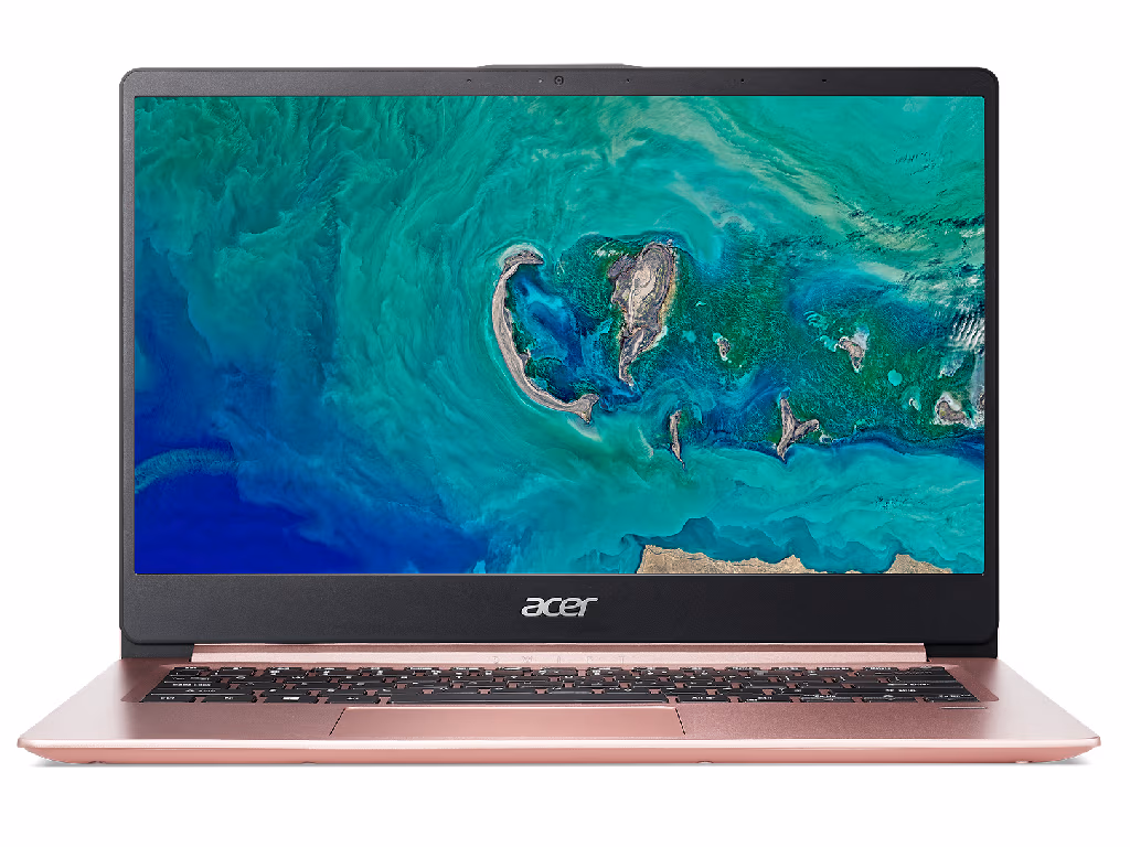 ACER Swift 1 Sakura Pink (NX.A9UEU.00D), 14.0" IPS FHD (Intel Pentium Silver N6000 4xCore 1.1-3.3GHz, 8GB (1x8) LPDDR4 RAM, 512GB PCIe NVMe SSD, Intel UHD Graphics, CR, WiFi6-AX/BT5.1, FPS, Backlit, 3cell, HD Webcam, RUS, No OS, 1.3kg, 14.95mm) 