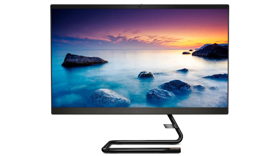 All-in-One PC - 23.8" Lenovo IdeaCentre 3 24ALC6, 23.8 FHD IPS, AMD Ryzen™ 5 5500U, 8GB (2x4) DDR4 RAM, 512GB SSD PCIe NVMe, AMD Radeon™ Graphics, no ODD, HD Cam, LAN, WiFi 11ax 2x2+BT 5.0, Wireless KB&MS, DOS, Black, 6.8 kg. photo 1