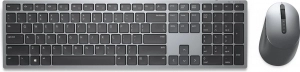 Беспроводная клавиатура и мышка Dell Premium KM7321W, Titan Gray