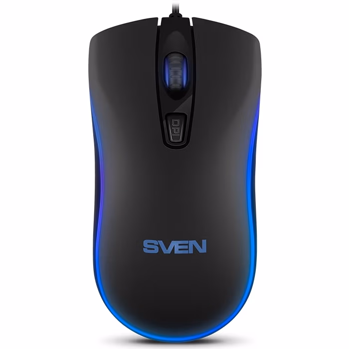 Оптическая Мыши SVEN RX-530S / 1200 dpi / USB / Black 