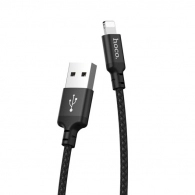 Cable  USB to Lightning   HOCO “X14 Times speed”,  2m,  Black, up to 2.0A, Charging Data Cable, Outer material: PVC