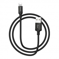 Cable  USB to Lightning   HOCO “X14 Times speed”,  2m,  Black, up to 2.0A, Charging Data Cable, Outer material: PVC thumbnav 3
