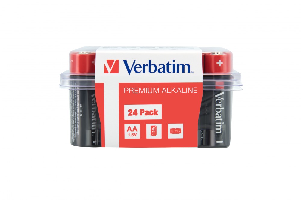 Verbatim Alcaline Battery  AA, 24pcs Pack (Box) photo 2