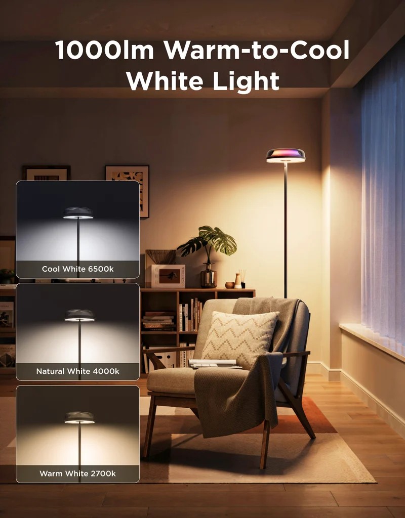 Lampa de podea Uplighter GOVEE RGBIC Ripple photo 6