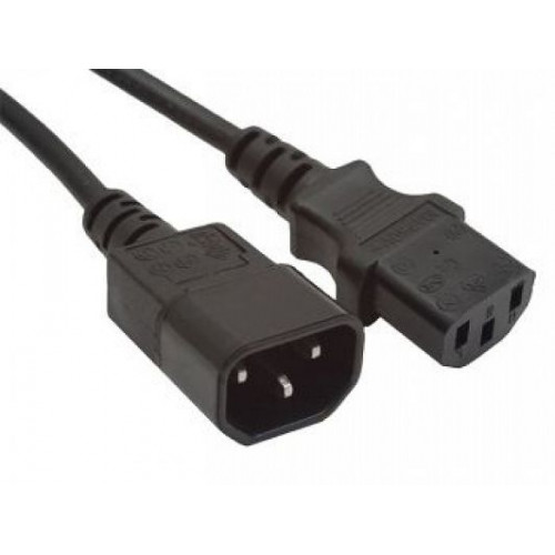 Power Extension cable PC-189 (C13 to C14), 1.8 m, for UPS photo 1 Power Extension cable PC-189 (C13 to C14), 1.8 m, for UPS photo 1
