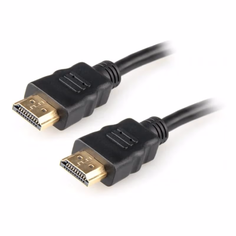 Cable HDMI - 1.5m - Brackton ”Basic” K-HDE-SKB-0150.B, 1.5 m, High Speed HDMI® Cable with Ethernet, male-male, with gold plated contacts, double shielded, with dust caps 