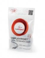 Cable DP - 1.8m - Cablexpert CC-DP2-6, 1.8 m, DisplayPort, digital interface cable, bulk packing thumbnav 2