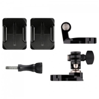 GoPro Helmet Front + Side Mount -to attach GoPro to the front or side of helmets, compatible with HERO7 Black, HERO6 Black, HERO5 Black, HERO5 Session, HERO Session, HERO4 Black, HERO4 Silver thumbnav 2