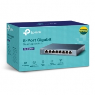 TP-LINK TL-SG108  8-port Gigabit Switch, Black, 8 10/100/1000M RJ45 ports, steel case, QoS, IGMP Snooping thumbnav 3