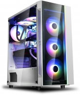 Корпус DEEPCOOL MATREXX 55 V3 ADD-RGB WH 3 / no PSU / Side panel / 3x120mm ADD-RGB fans / ATX / White thumbnav 2
