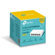TP-LINK LS1005  5-port Desktop Switch, 5 10/100M RJ45 ports, Plastic case, LiteWave, Green Technology thumbnav 2