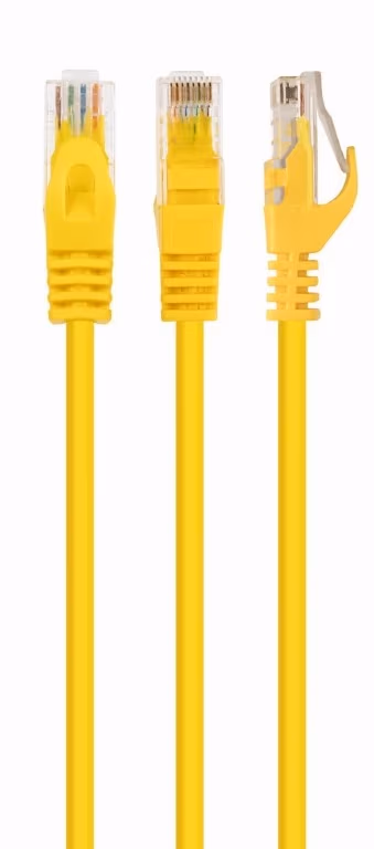 UTP Cat6 Patch cord, 0.5 m, Yellow 