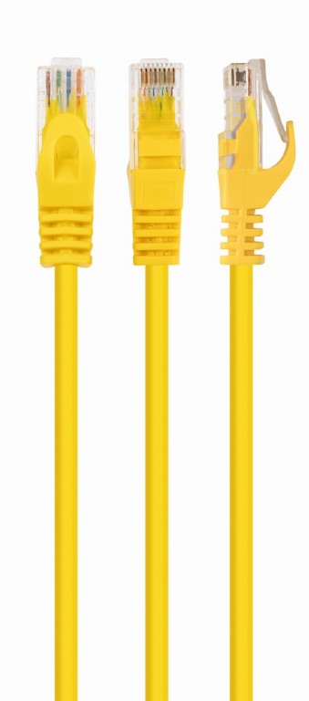 UTP Cat6 Patch cord, 0.5 m, Yellow photo 1