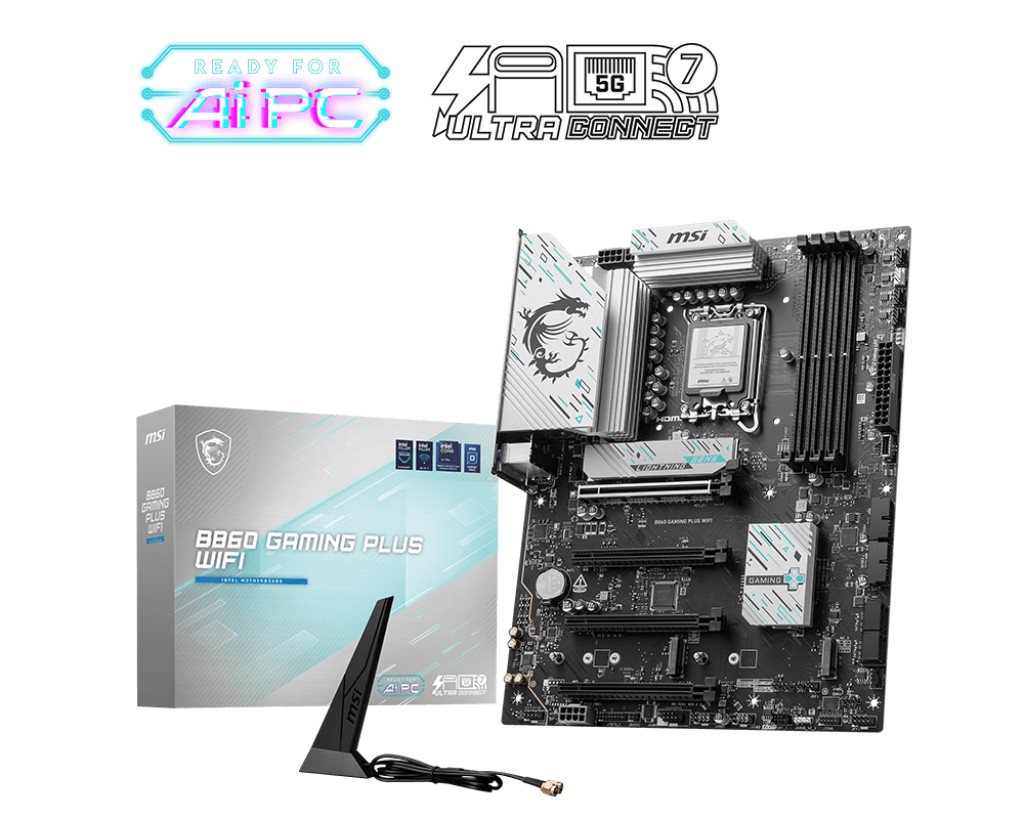 Материнская плата MSI B860 GAMING PLUS WIFI/ 1851/ Intel B860/ DDR5 / ATX photo 1