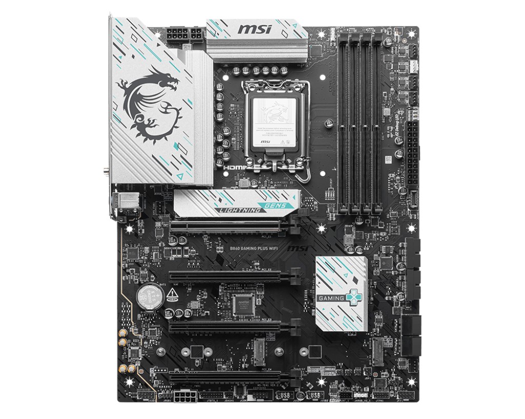 Материнская плата MSI B860 GAMING PLUS WIFI/ 1851/ Intel B860/ DDR5 / ATX photo 2