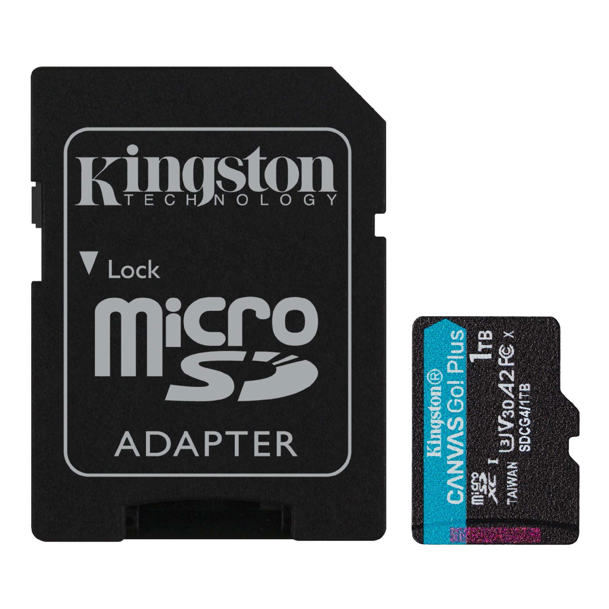 Карта памяти microSD 1.0TB Kingston Canvas Go Plus Gen 4, A2, up to 200MB/s, + SD adapter photo 2
