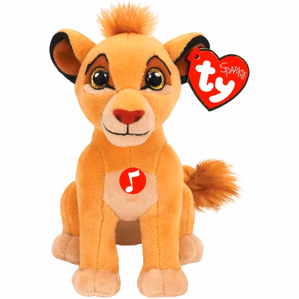 TY TY41088 BB SIMBA - лев со звуком 15 см