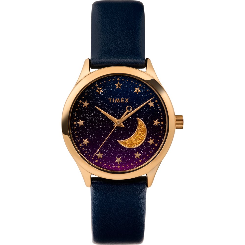 Celestial 32mm Leather Strap Watch photo 1