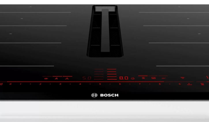 Plita incorporabila inductie cu hota Bosch PXX875D67E photo 2
