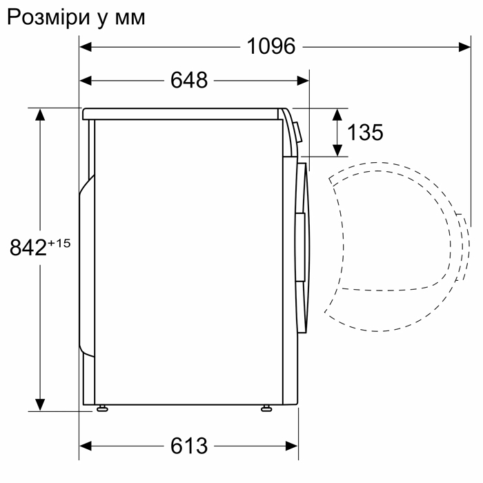 Сушильная машина Bosch WQG14200UA / 9 кг / A++ / Белый photo 6