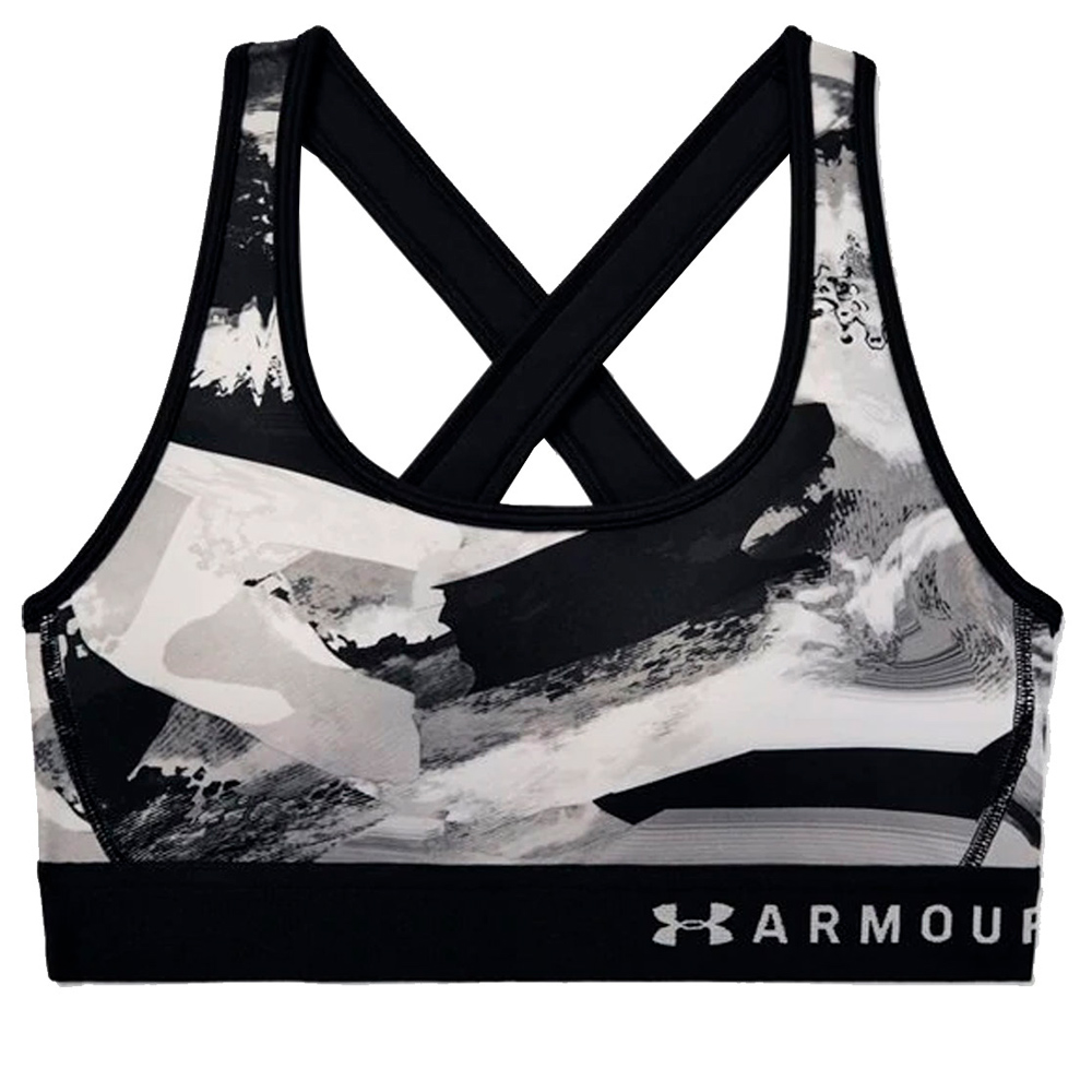 Спортивное бра Under Armour Mid Crossback Printed Bra photo 