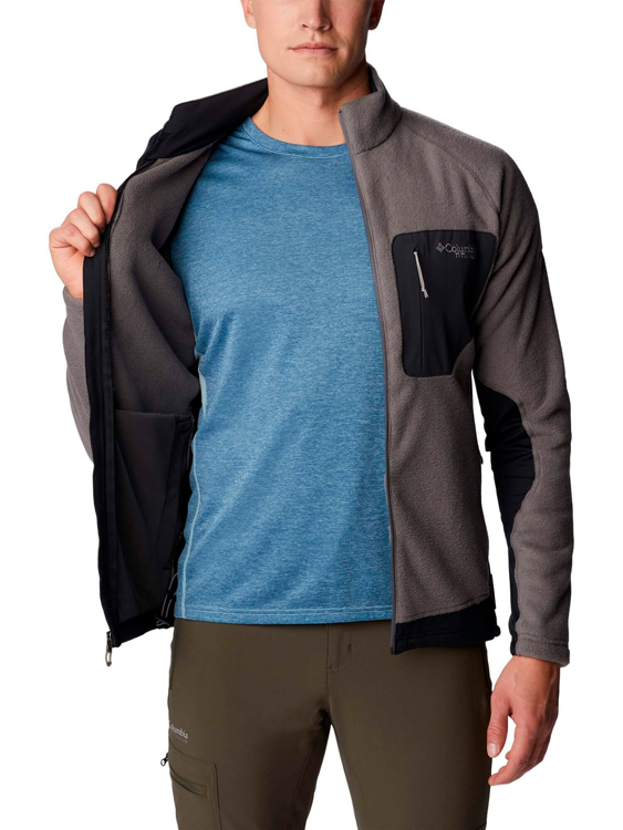 Hanorac pt bărbați Columbia Titan PaSS 2.0 II Fleece 46 Gri photo 4