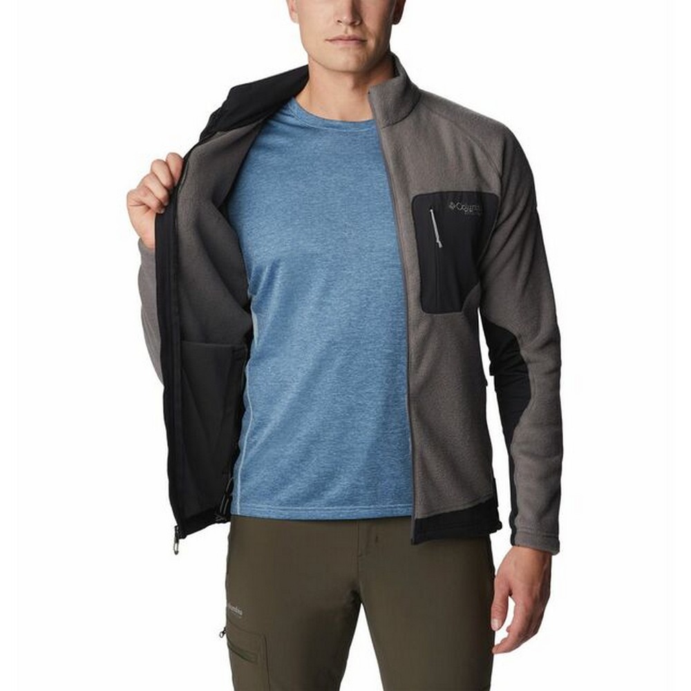 Hanorac pt bărbați Columbia Titan PaSS 2.0 II Fleece 46 Gri photo 5