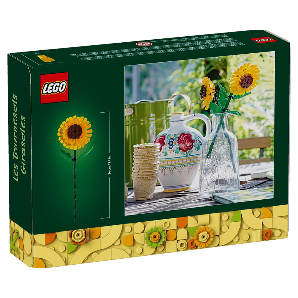 Constructor Lego Botanical Collection Sunflowers 40524 de la 8+ ani photo 6