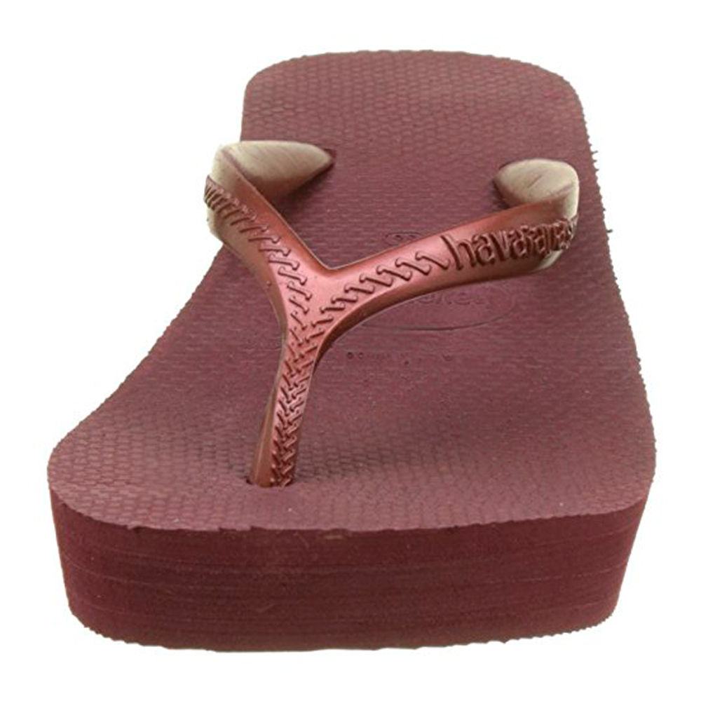 Шлепанцы Havaianas HIGH FASHION / Женский / 38 / Бордовый photo 3