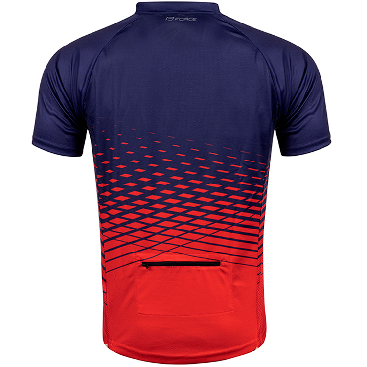 Tricou bărbătesc Force MTB L Albastru-rosu photo 2