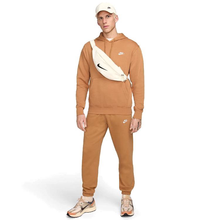 Hanorac pt bărbați Nike M NSW CLUB HOODIE PO BB XXL Maro photo 4