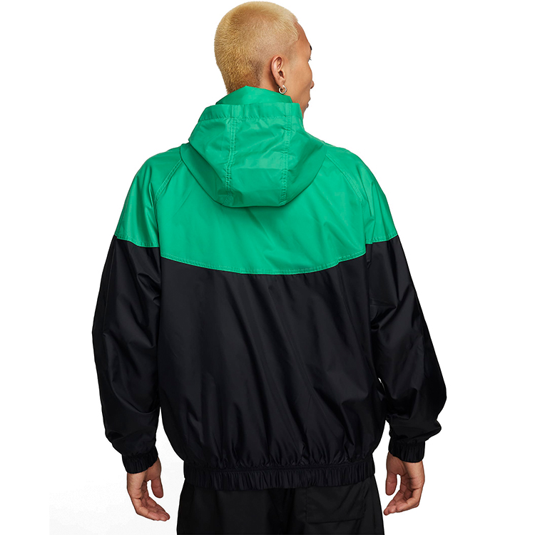 Jachetă Nike M NK WR ANORAK JKT M Negru-verde pentru bărbați  photo 3