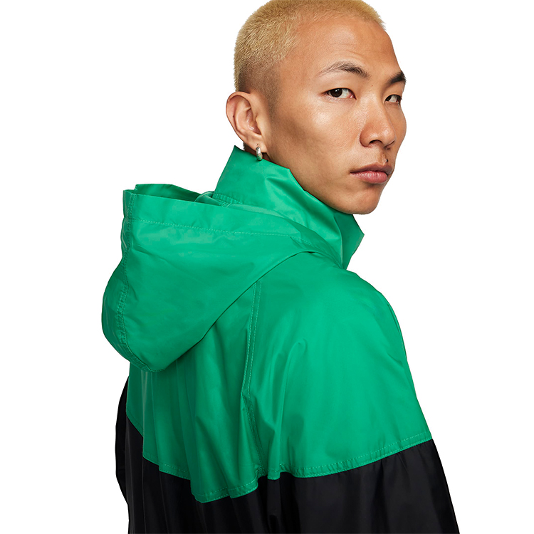 Jachetă Nike M NK WR ANORAK JKT M Negru-verde pentru bărbați  photo 7