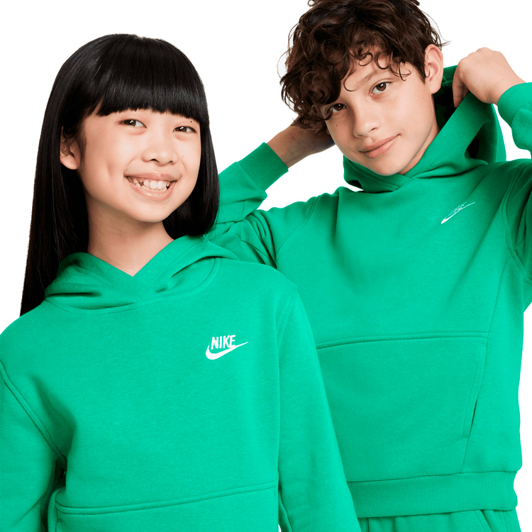 Hanorac Nike K NSW CLUB FLC HDY LBR / Barbati / XS / Verde photo 2
