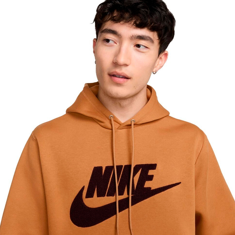 Hanorac pt bărbați Nike M NK CLUB BB PO CHNL FTRA XS Maro photo 2