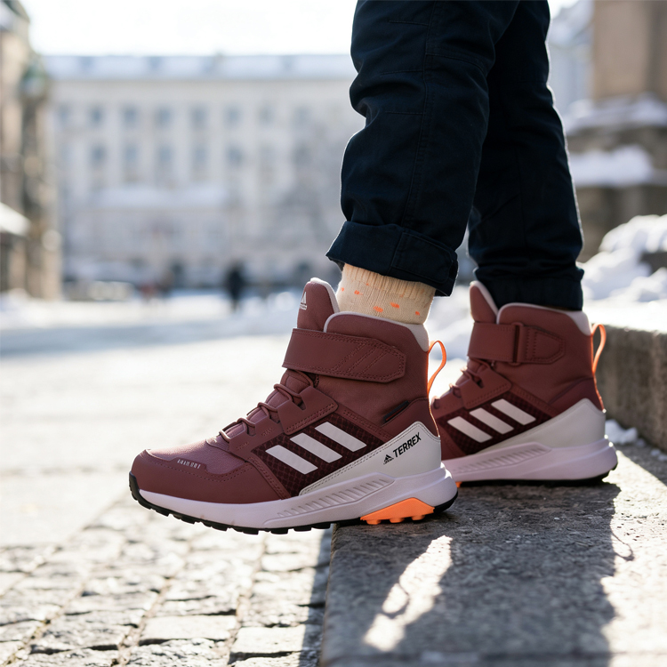 Ghete Adidas TERREX TRAILMAKER HIGH C.RDY K pt Femei / 30 / Maro photo 4