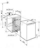 Congelator incorporabil Liebherr IG1624, 100 l, 88 cm, 56 cm, A++, Alb thumbnav 3