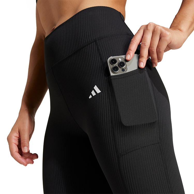Легинсы Adidas OPT RIB 7/8 L / Женский / XXS / Черный photo 4