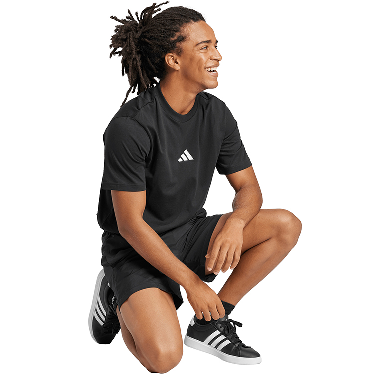 Tricou bărbătesc Adidas M SL SJ T S Negru photo 6