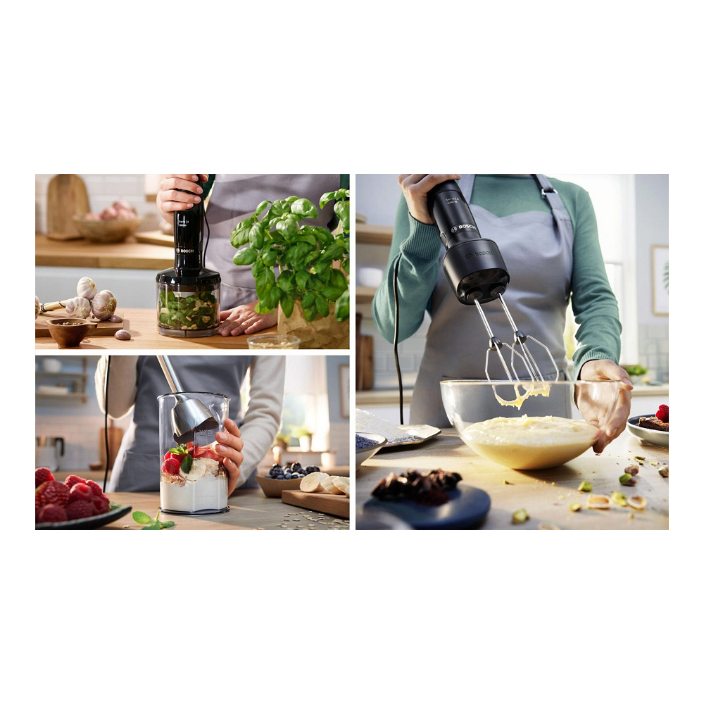 Blender Submersibil Bosch MSM4B624 Negru / Da viteze / 600 ml photo 5