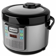 Multifierbator Scarlett SC-MC410S24, 700 W, 28 programe, Argintiu cu negru thumbnav 1