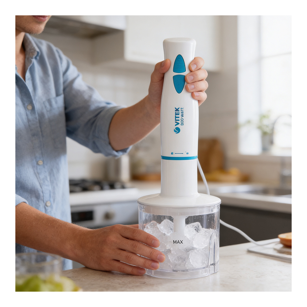 Blender Submersibil Vitek VT-8524 Alb / 2 viteze / 700 ml photo 5