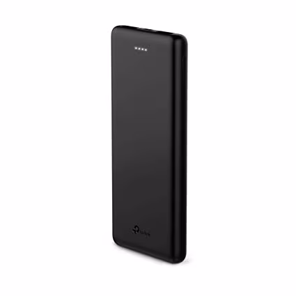 10000mAh Power Bank - TP-Link TL-PB10000, Black, Power Capacity: 10000mAh, Portable Battery Charger - for device with USB port, I/O: USB1 5V/1A, USB2 5V/2.1A, USB1+2 5V/2A(Max) 