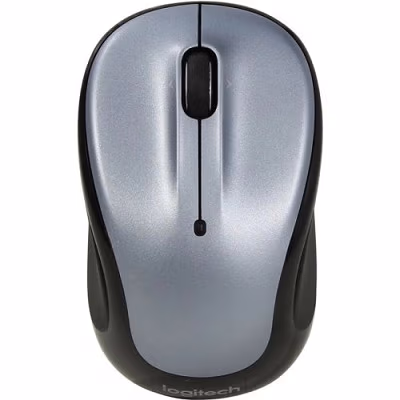 Logitech Wireless Mouse M325, Optical Mouse for Notebooks, Nano receiver, Light Silver 