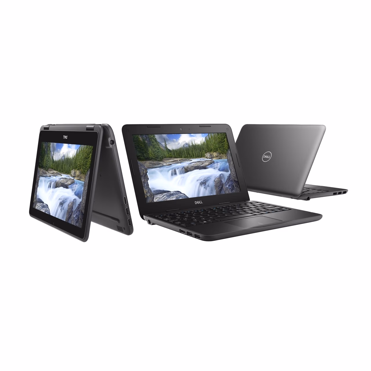 DELL Latitude 3190 Black 2-in-1, 11.6'' HD Touch Gorilla Glass (Intel® Pentium N5030, 4GB DDR4, M.2 128GB NVMe SSD, Intel® UHD Graphics 605, no OD, CardReader, WiFi-AC+BT4.2, non Backlit KB, 3cell 42Whr, HD Webcam, Win10Pro) 