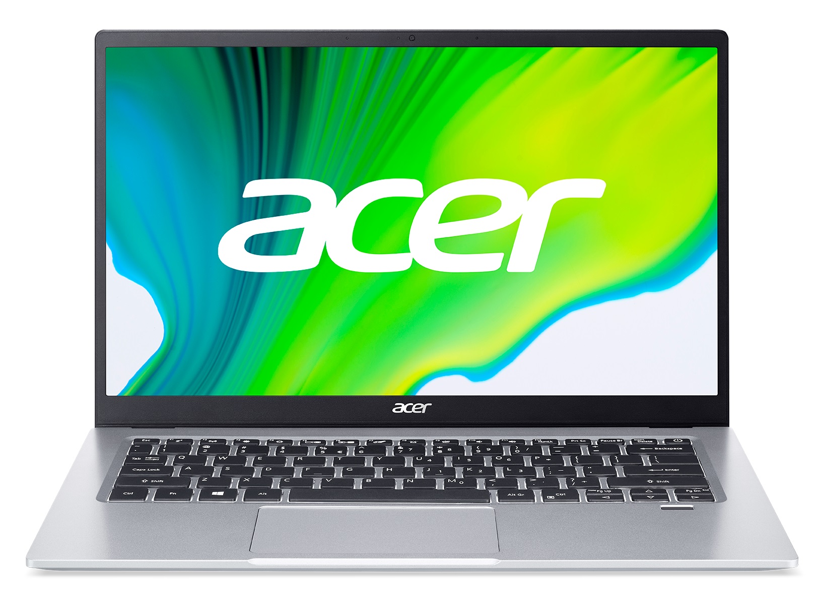 ACER Swift 1 Pure Silver (NX.A77EU.00M), 14.0" IPS FHD (Intel Pentium Silver N6000 4xCore 1.1-3.3GHz, 8GB (1x8) LPDDR4 RAM, 512GB PCIe NVMe SSD, Intel UHD Graphics, CR, WiFi6-AX/BT5.1, FPS, Backlit, 3cell, HD Webcam, RUS, No OS, 1.3kg, 14.95mm) photo 1